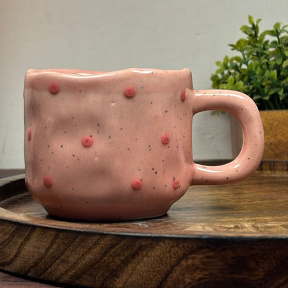 Dainty Bow Ceramic Mug - Pink