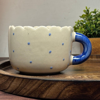 Blue Bow Ceramic Mug