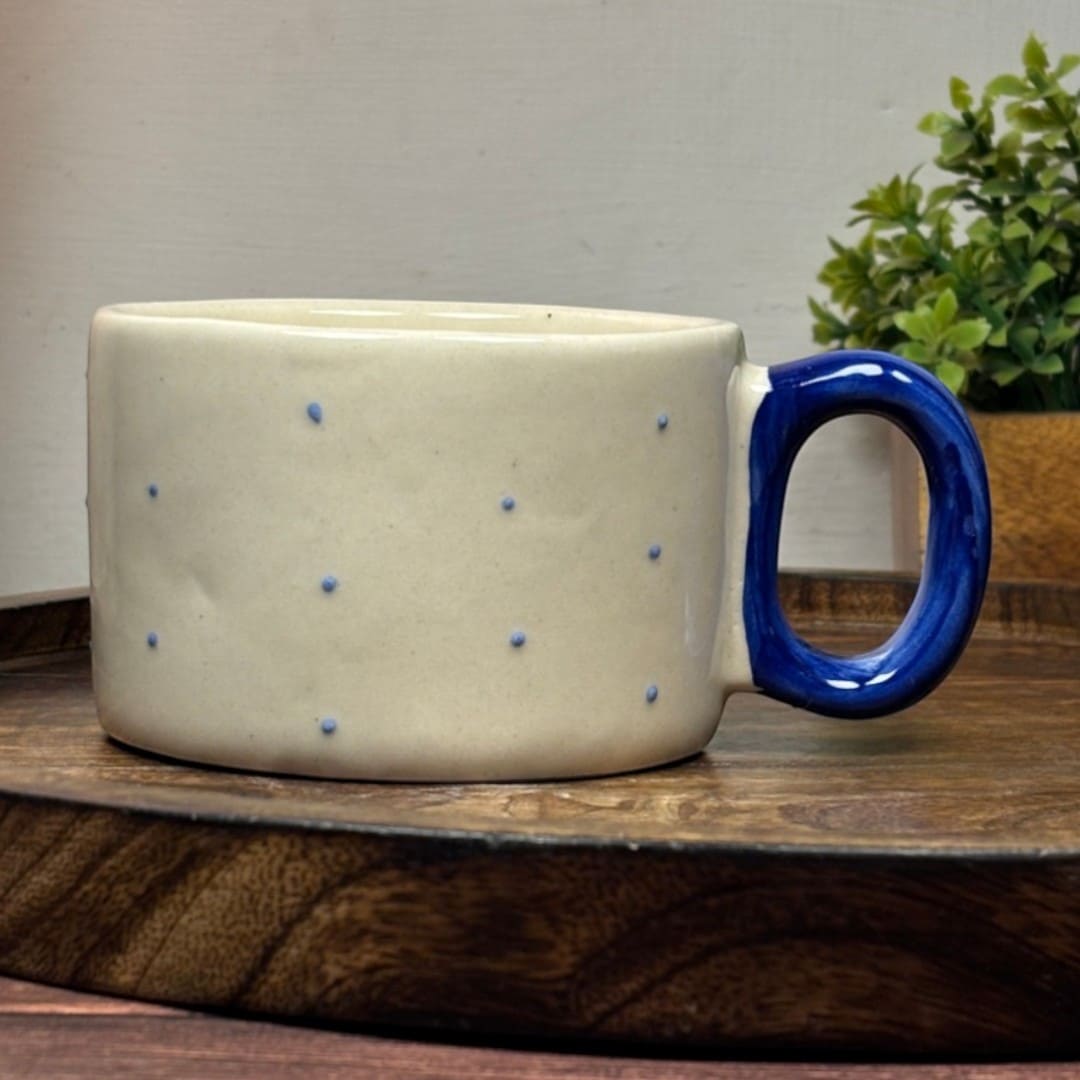 Blue Ribbon Ceramic Mug