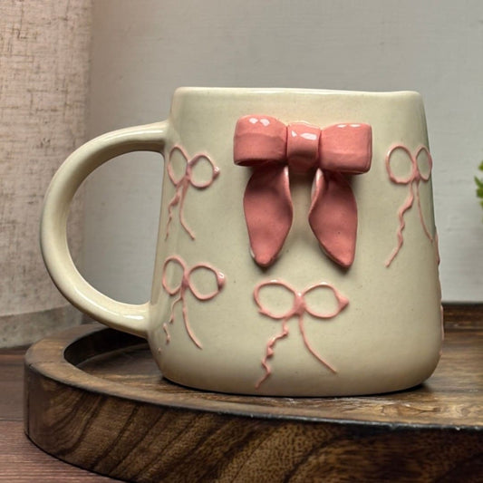 Pastel Bow Ceramic Mug