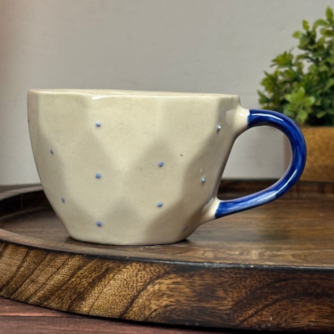Tapered Bow Ceramic Mug