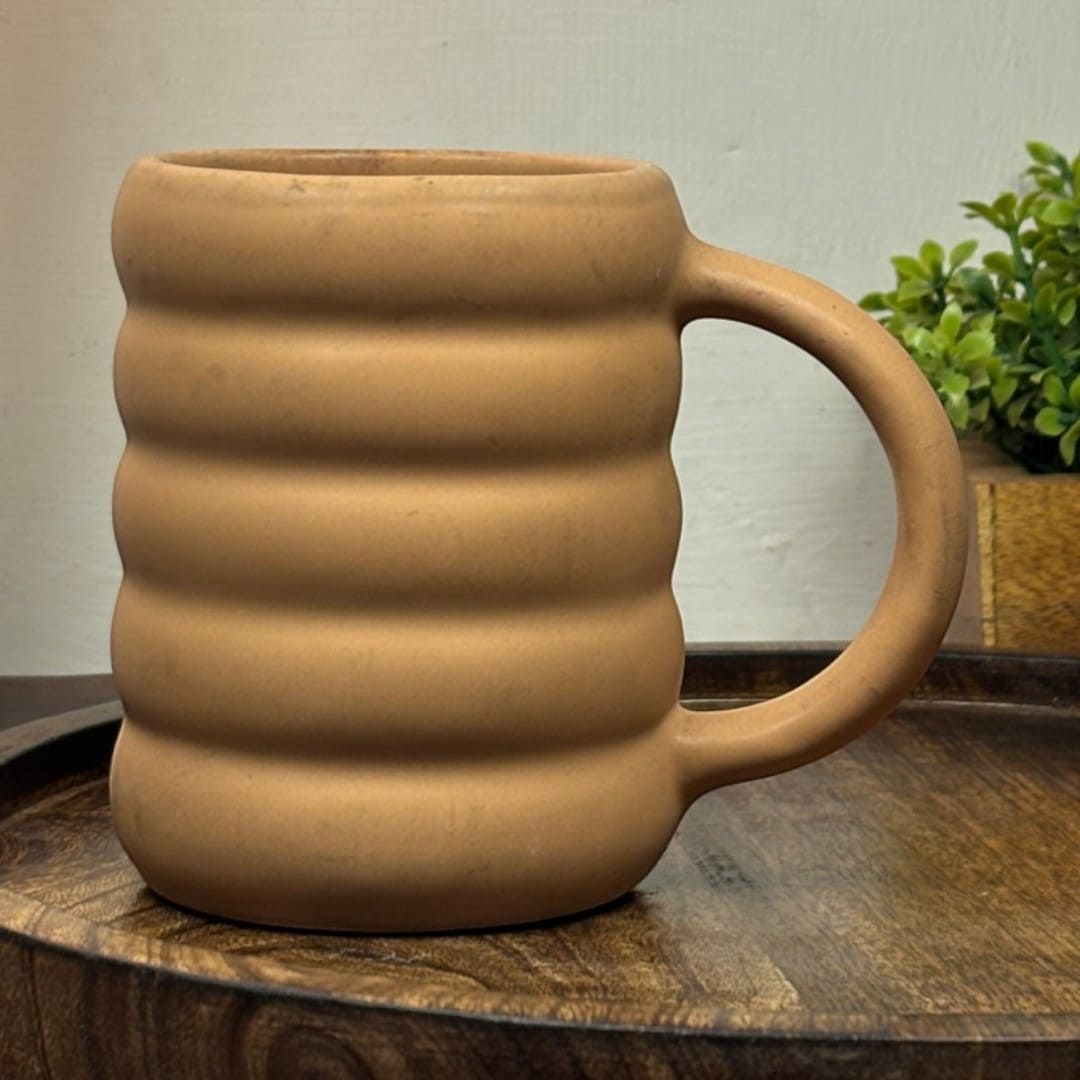Earthen Contour Ceramic Mug
