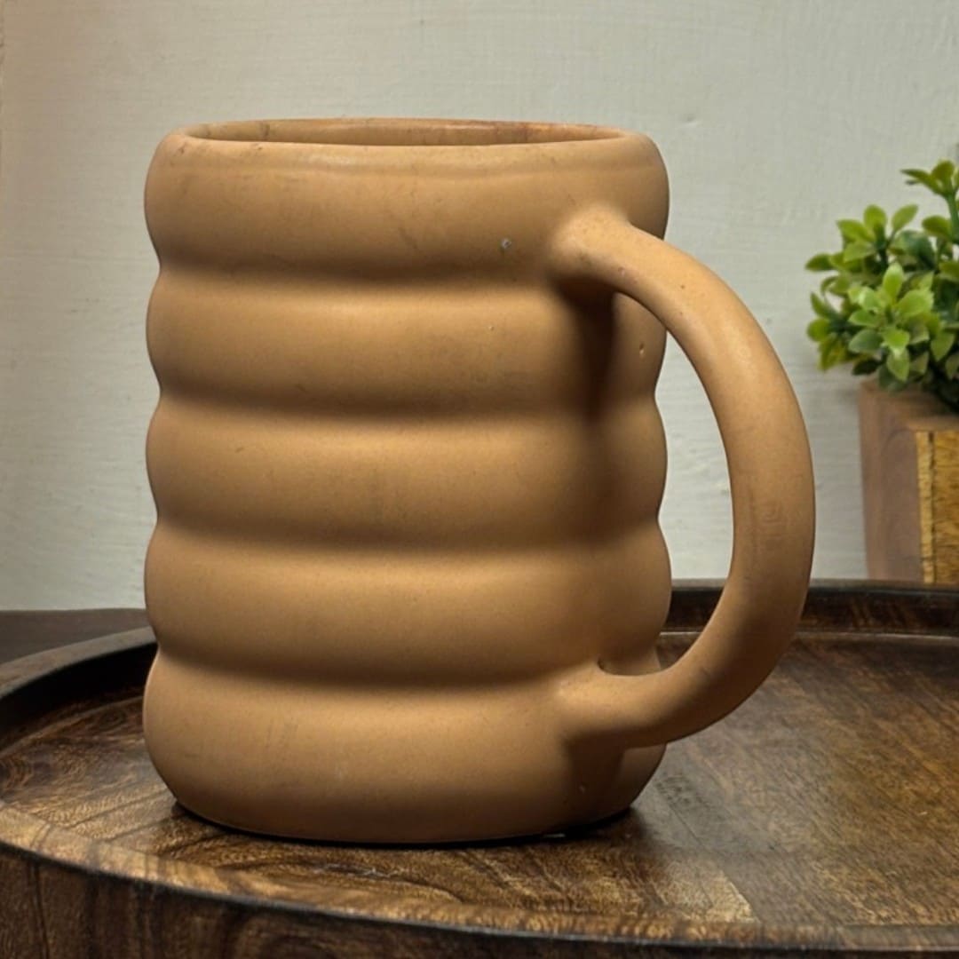 Earthen Contour Ceramic Mug