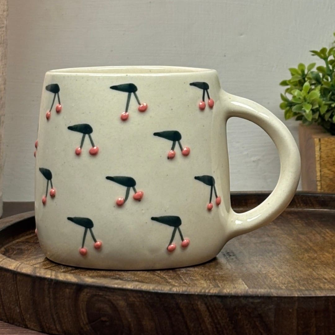 Cherry Drift Ceramic Mug