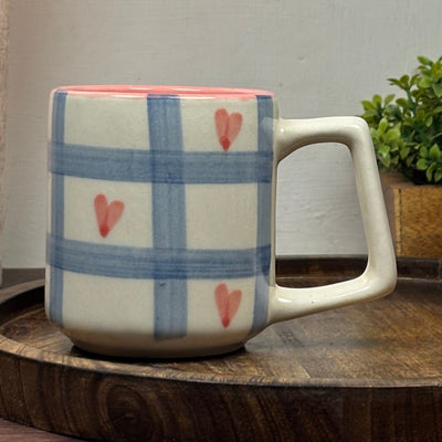 Heart Weave Ceramic Mug