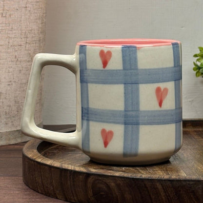 Heart Weave Ceramic Mug