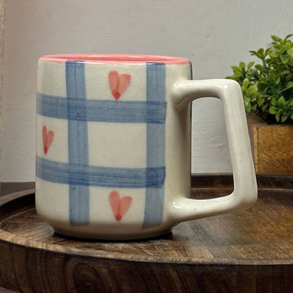 Heart Weave Ceramic Mug