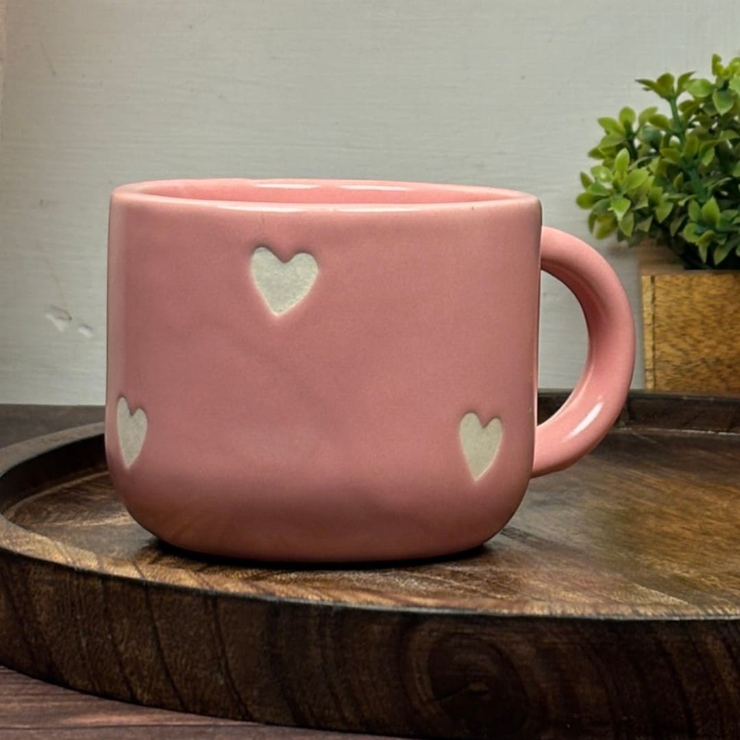 Soft Hearts Ceramic Mug