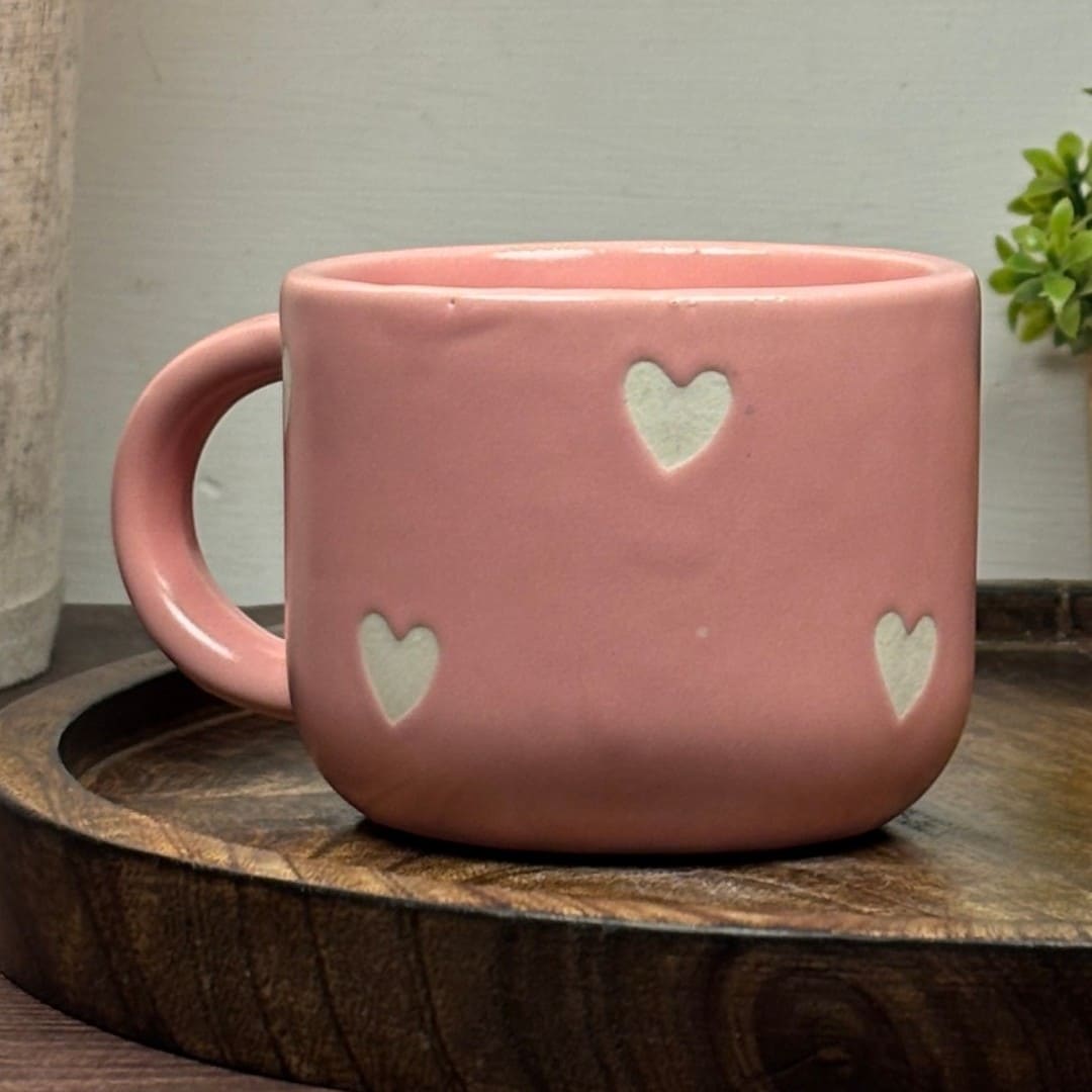Soft Hearts Ceramic Mug