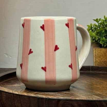Scattered Hearts Ceramic Mug