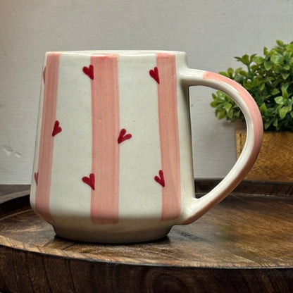 Scattered Hearts Ceramic Mug