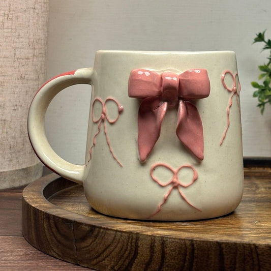 Pastel Bow Ceramic Mug