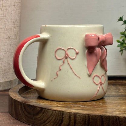 Pastel Bow Ceramic Mug