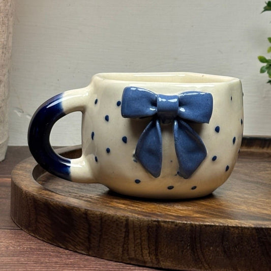 Soft Bow Ceramic Mug