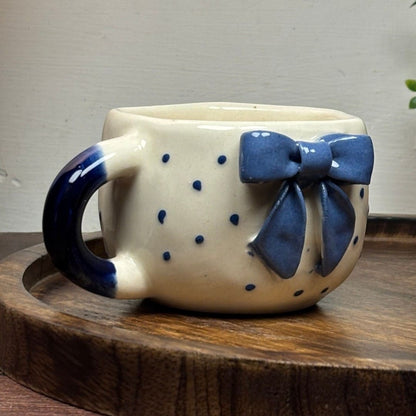 Soft Bow Ceramic Mug