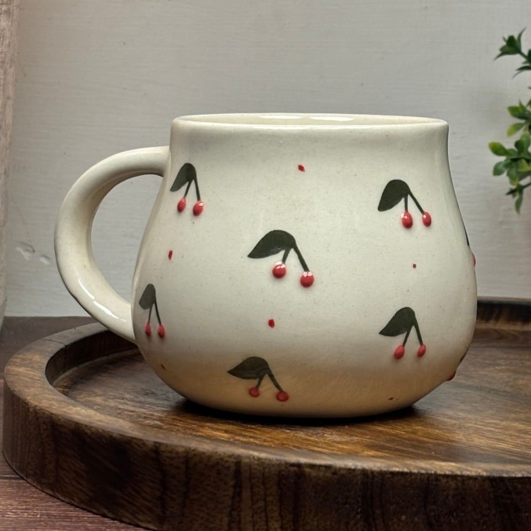 Cherry Blossom Ceramic Mug