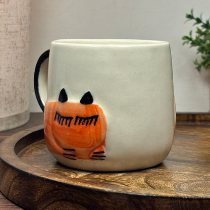 Sleepy Cat Ceramic Mug