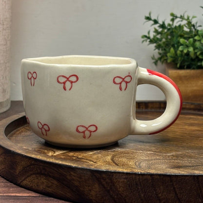 Angular Bow Ceramic Mug