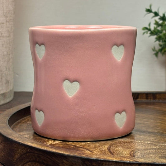 Dainty Heart Ceramic Mug