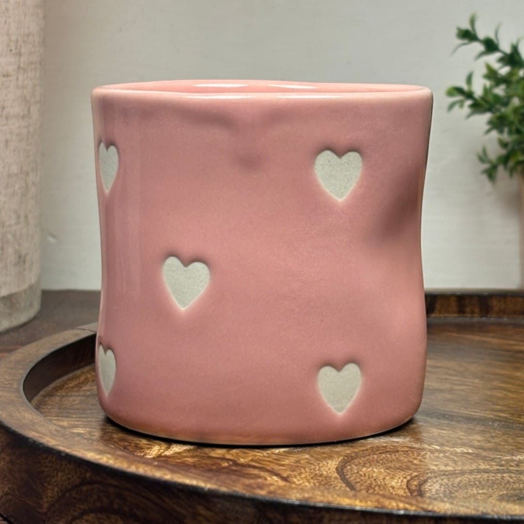 Dainty Heart Ceramic Mug