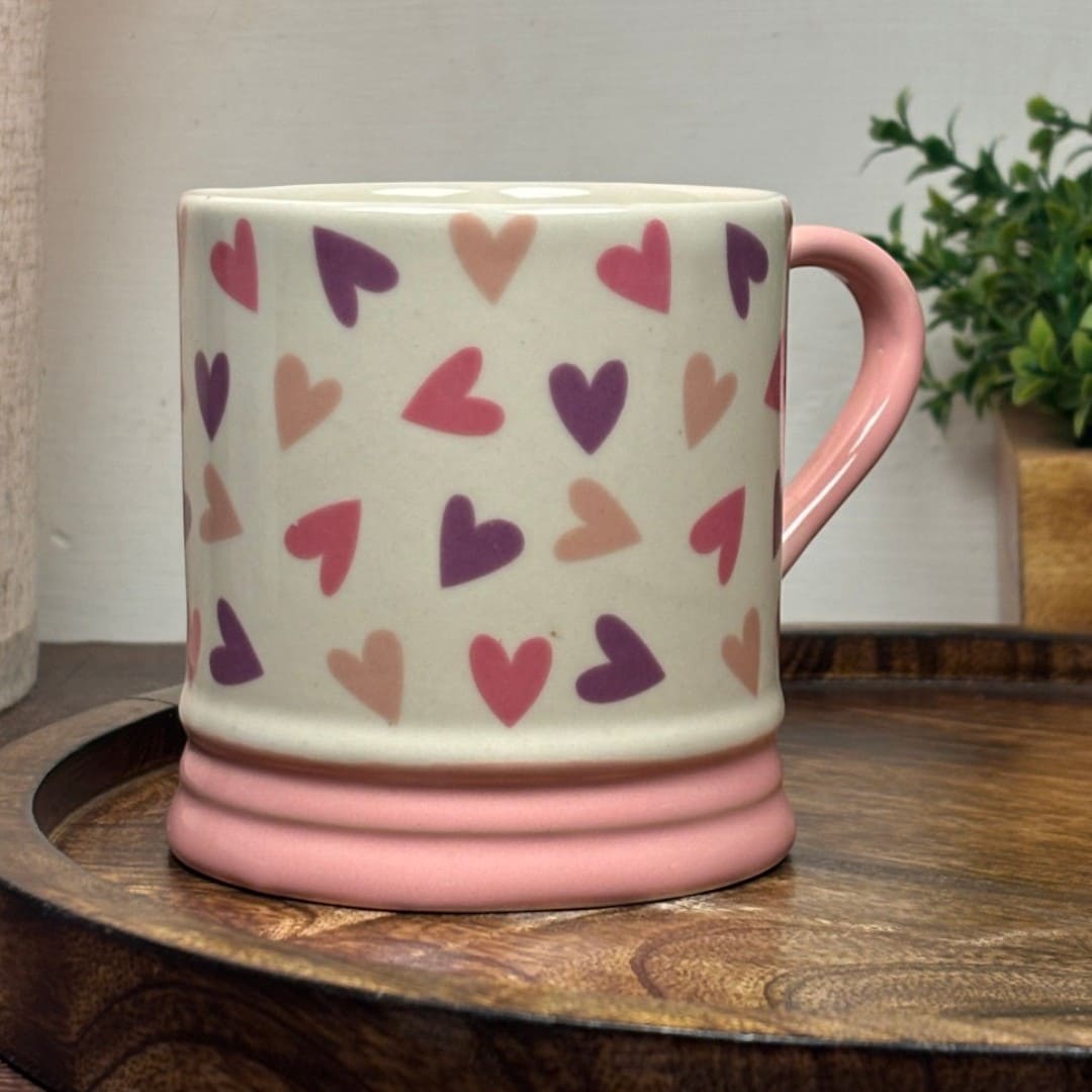 Confetti Hearts Ceramic Mug