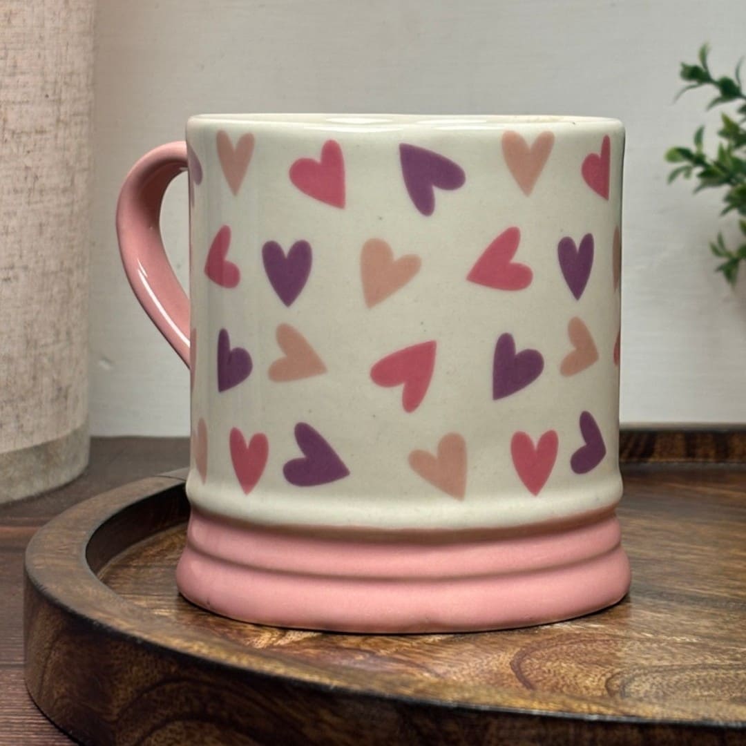 Confetti Hearts Ceramic Mug