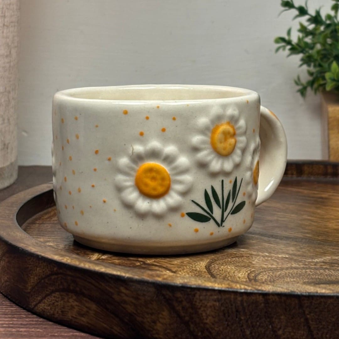 Sunflower Trio Ceramic Mug