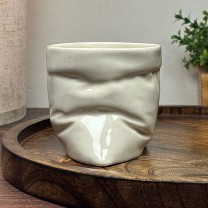 Wrinkled Bag Ceramic Mug