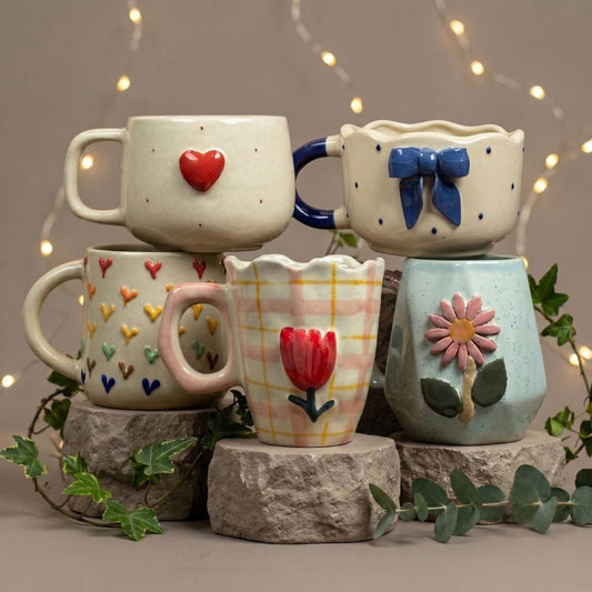 The Aesthetic Mugs Combo (Set of 5)