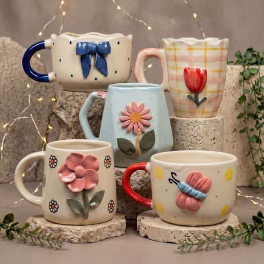 The Aesthetic Mugs Combo AA (Set of 5)