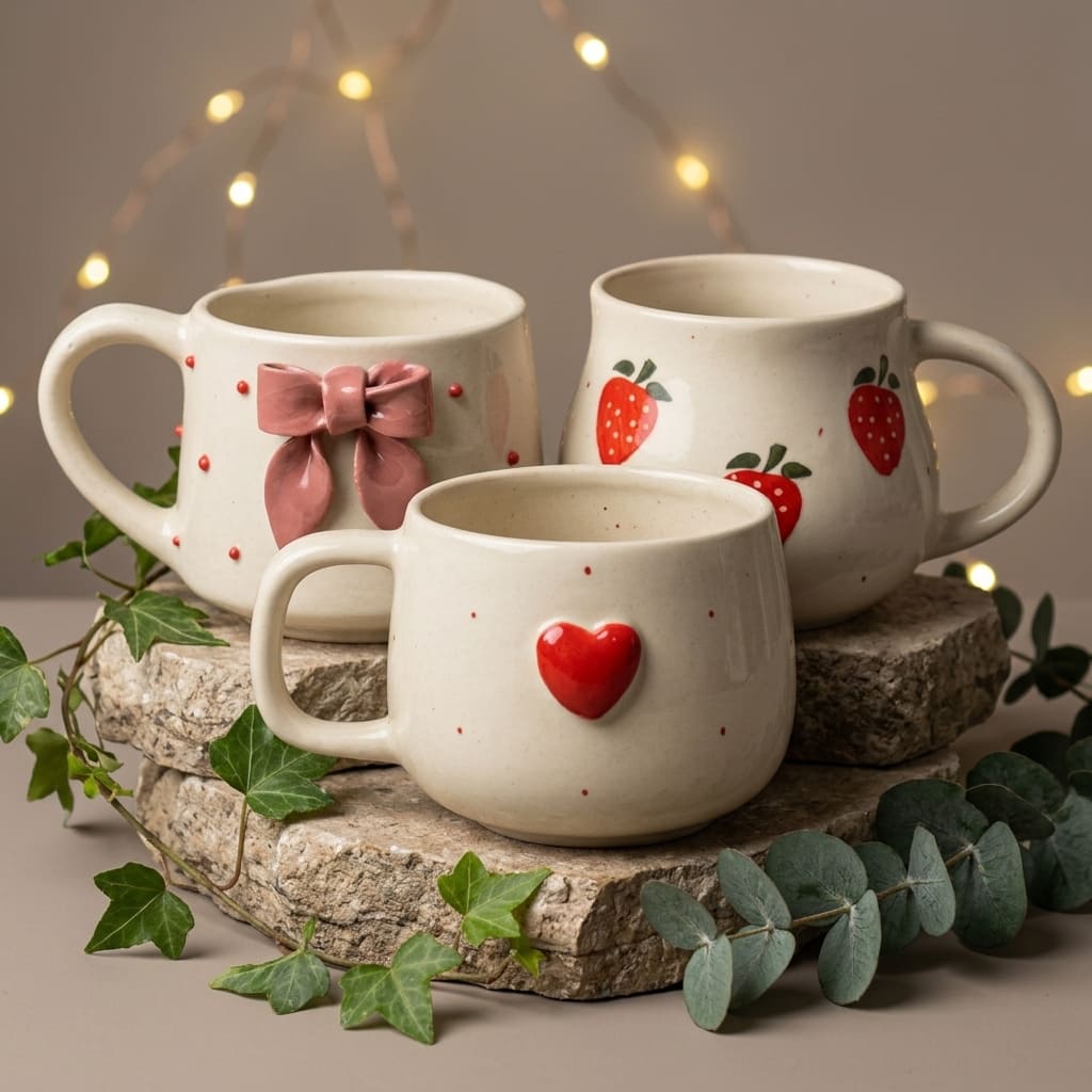 The Aesthetic Mugs Combo H (Set of 3)