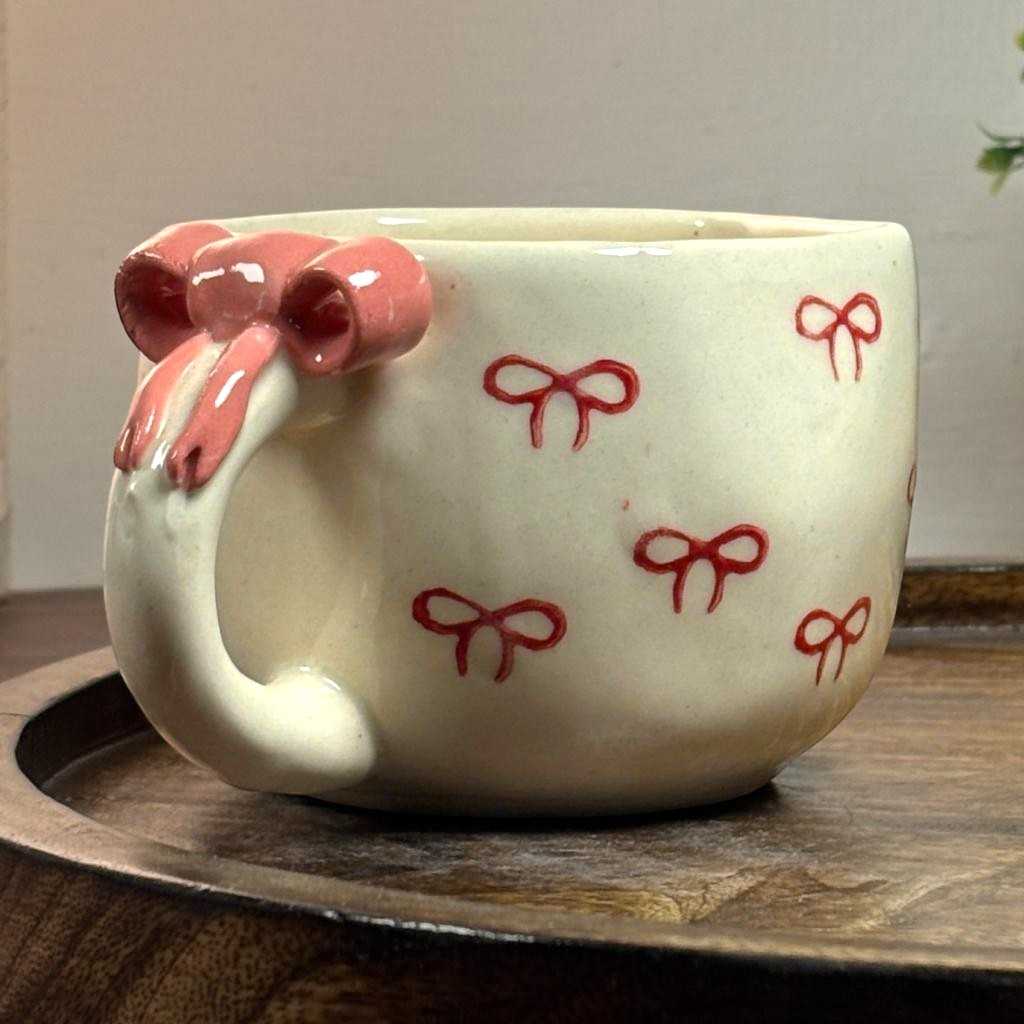 Tiny Bows Ceramic Cup