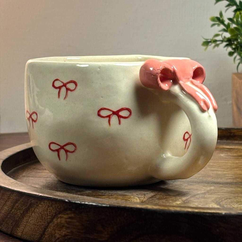 Tiny Bows Ceramic Cup