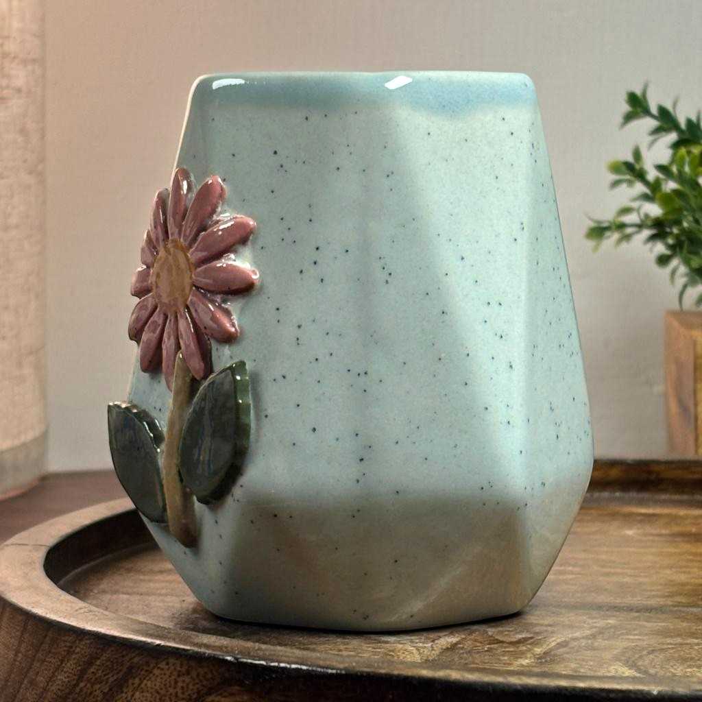 Angular Blossom Ceramic Cup