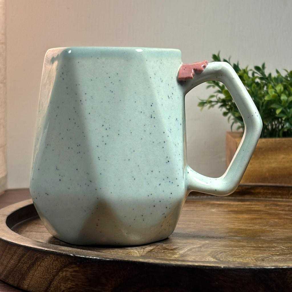 Angular Blossom Ceramic Cup