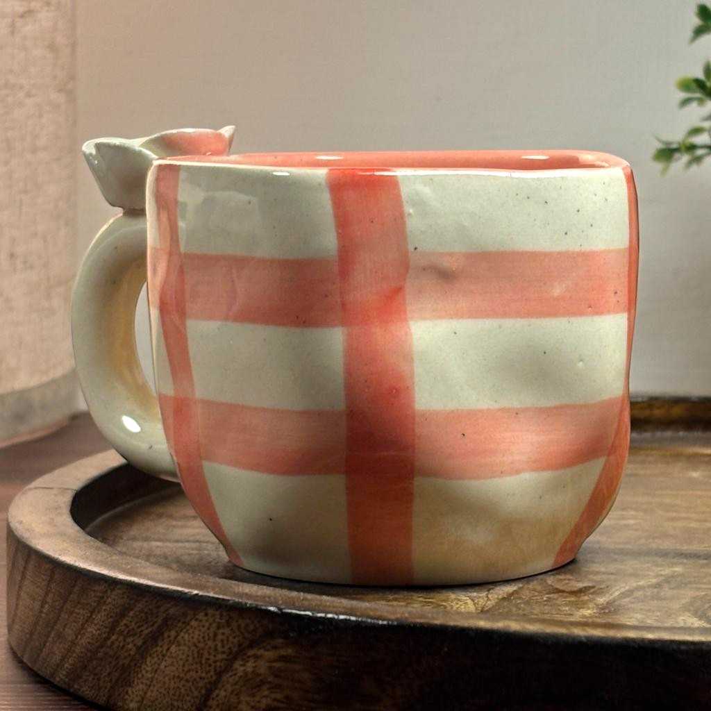 Daisy Checks Ceramic Mug