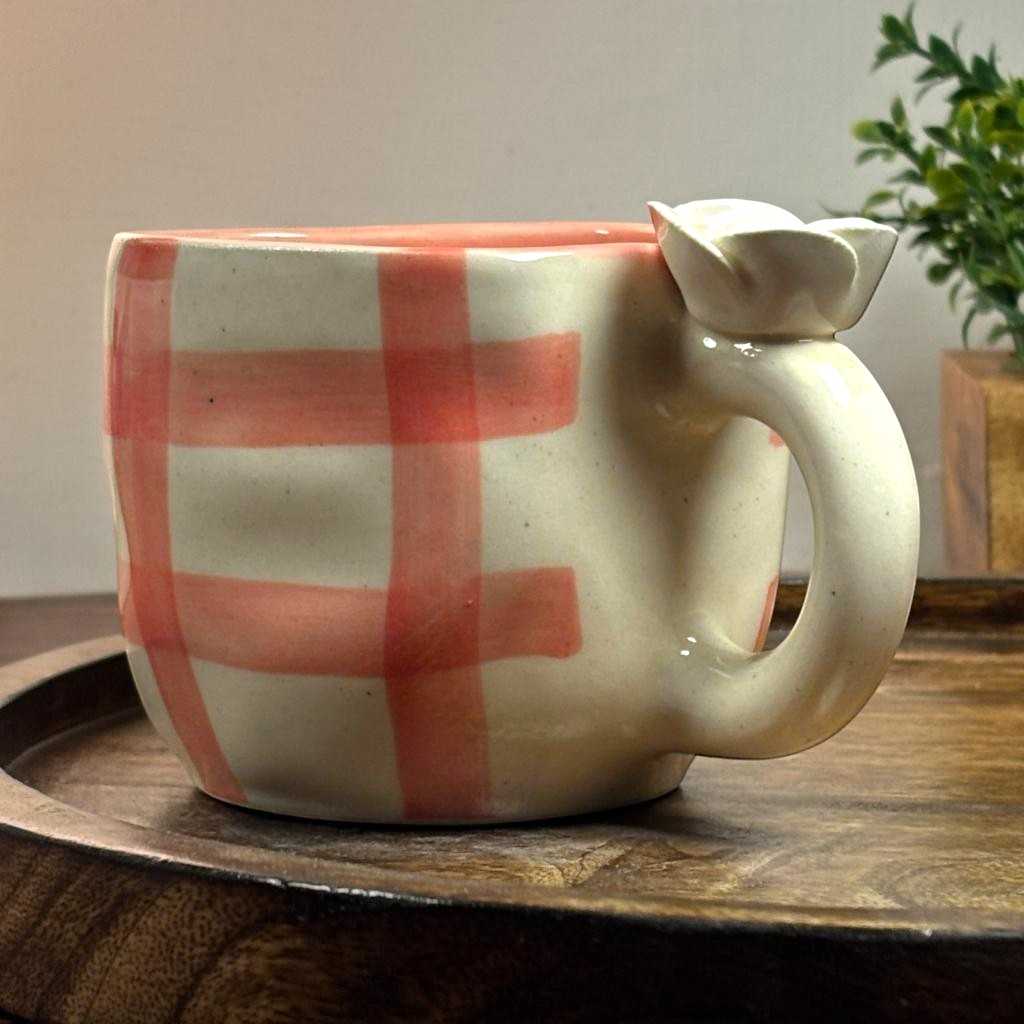 Daisy Checks Ceramic Mug