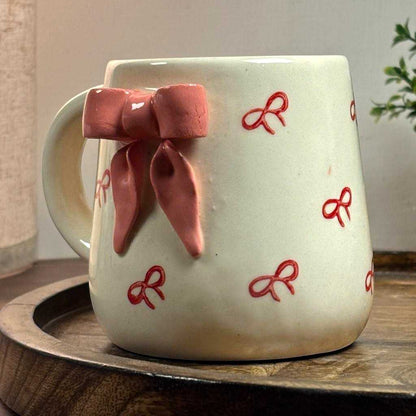 Cozy Bow Ceramic Cup