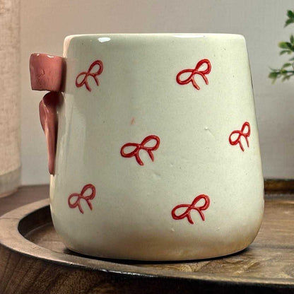 Cozy Bow Ceramic Cup