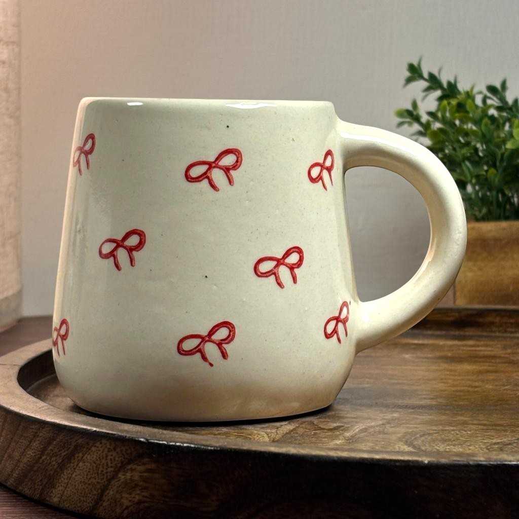 Cozy Bow Ceramic Cup