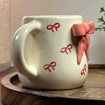 Cozy Bow Ceramic Cup