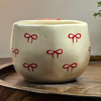 Tiny Bows Ceramic Cup